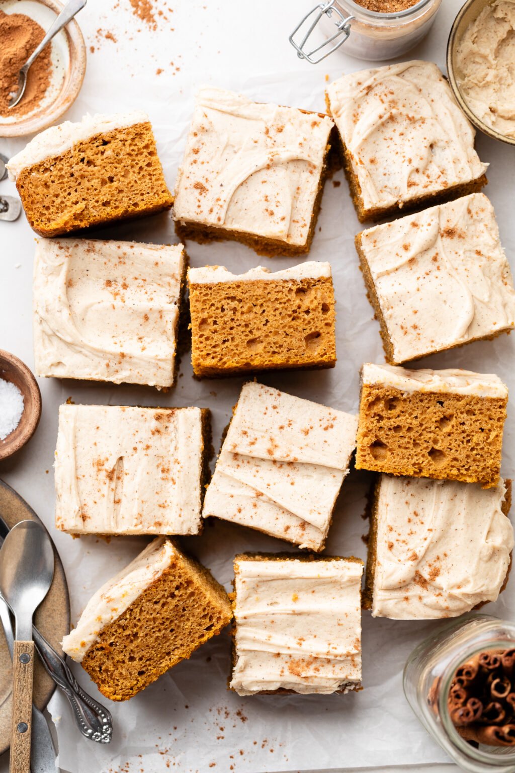 Pumpkin Cake with Brown Butter Cream Cheese Frosting - All the Healthy ...