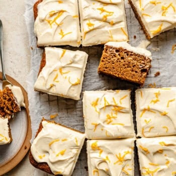slices of sweet potato cake