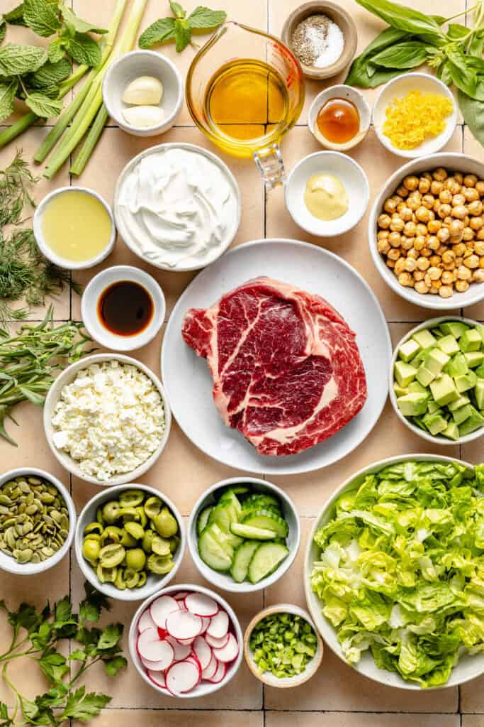 steak salad ingredients