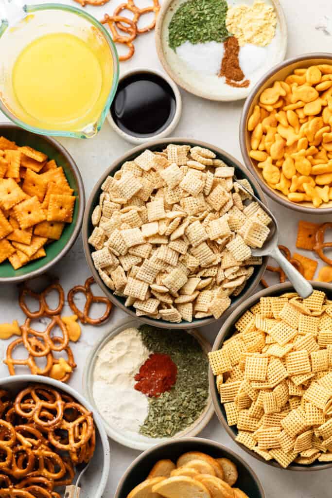 snack mix ingredients