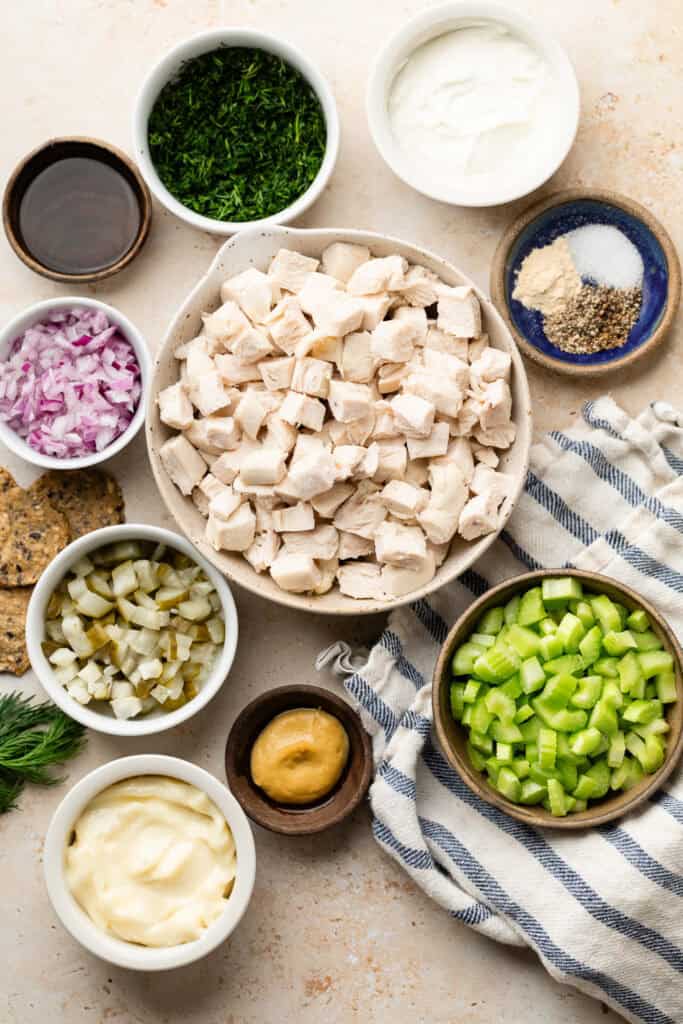 dill pickle chicken salad ingredients