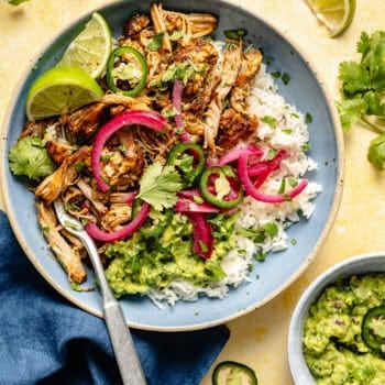carnitas served in a bowl