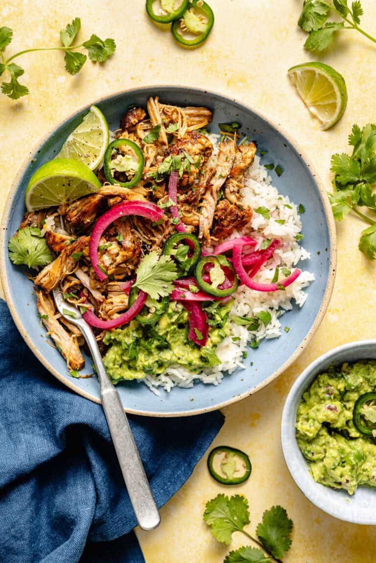 carnitas served in a bowl
