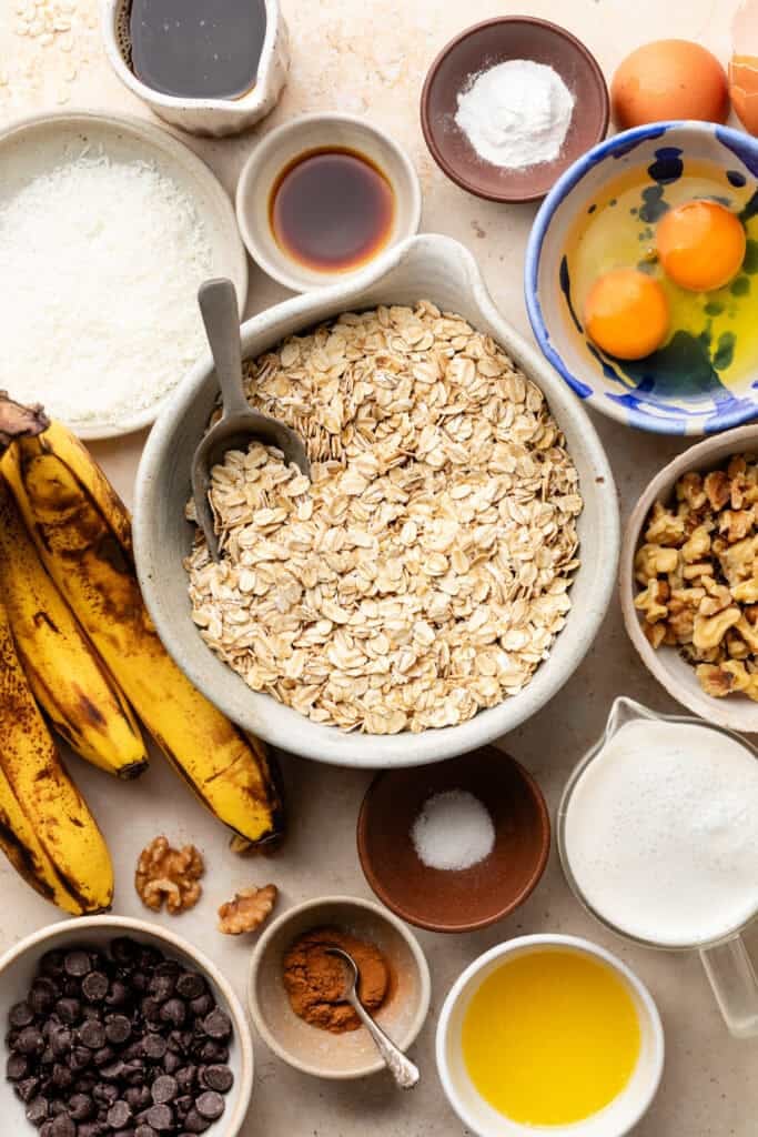 chunky monkey baked oatmeal ingredients