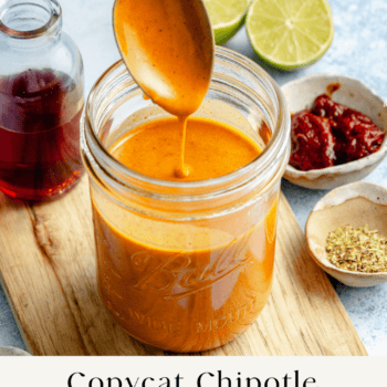 chipotle dressing pinterest graphic