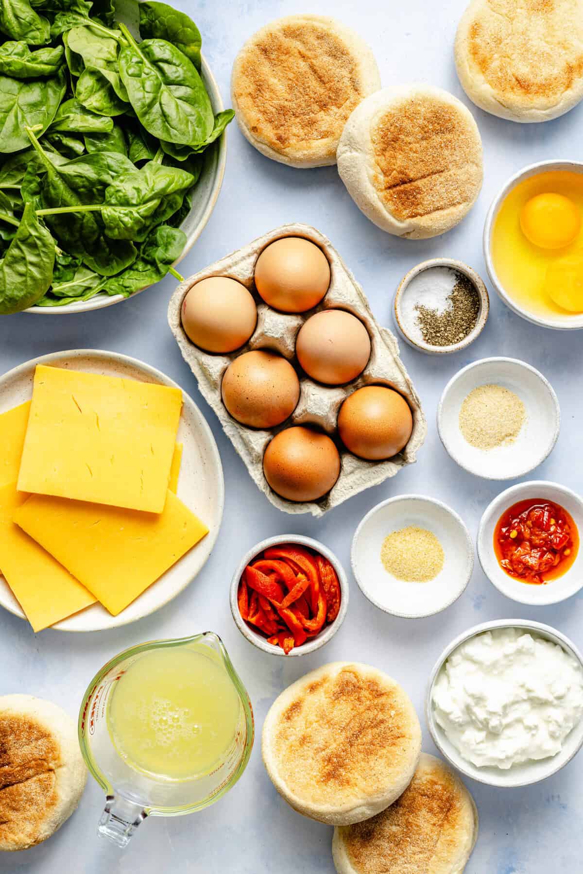 freezer breakfast sandwich ingredients