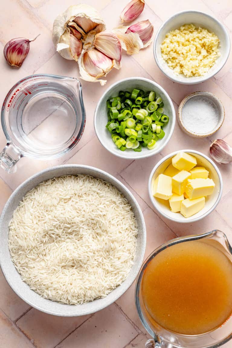 Simple Garlic Rice Easy Garlic Rice - All the Healthy Things
