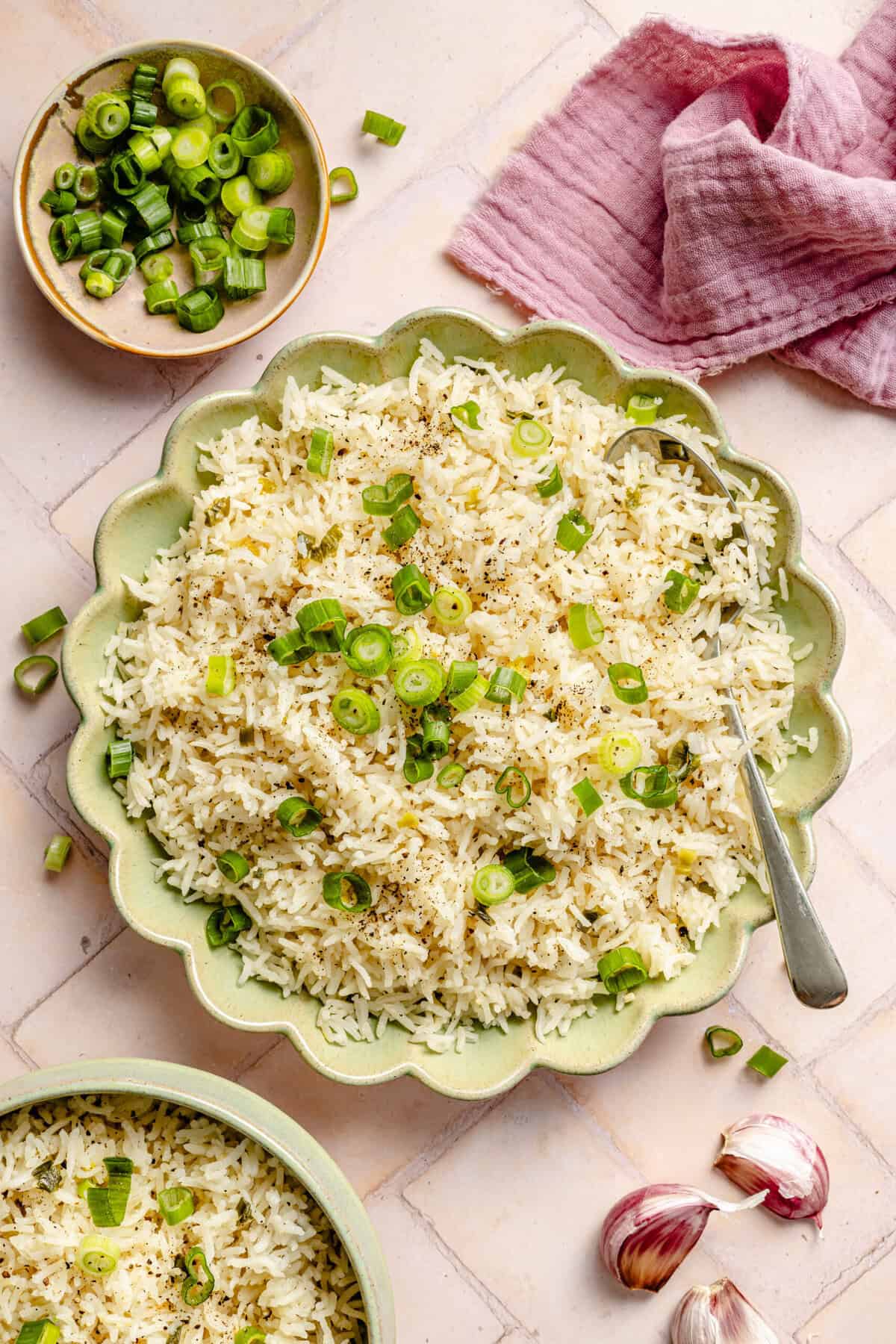 Simple Garlic Rice Easy Garlic Rice - All the Healthy Things