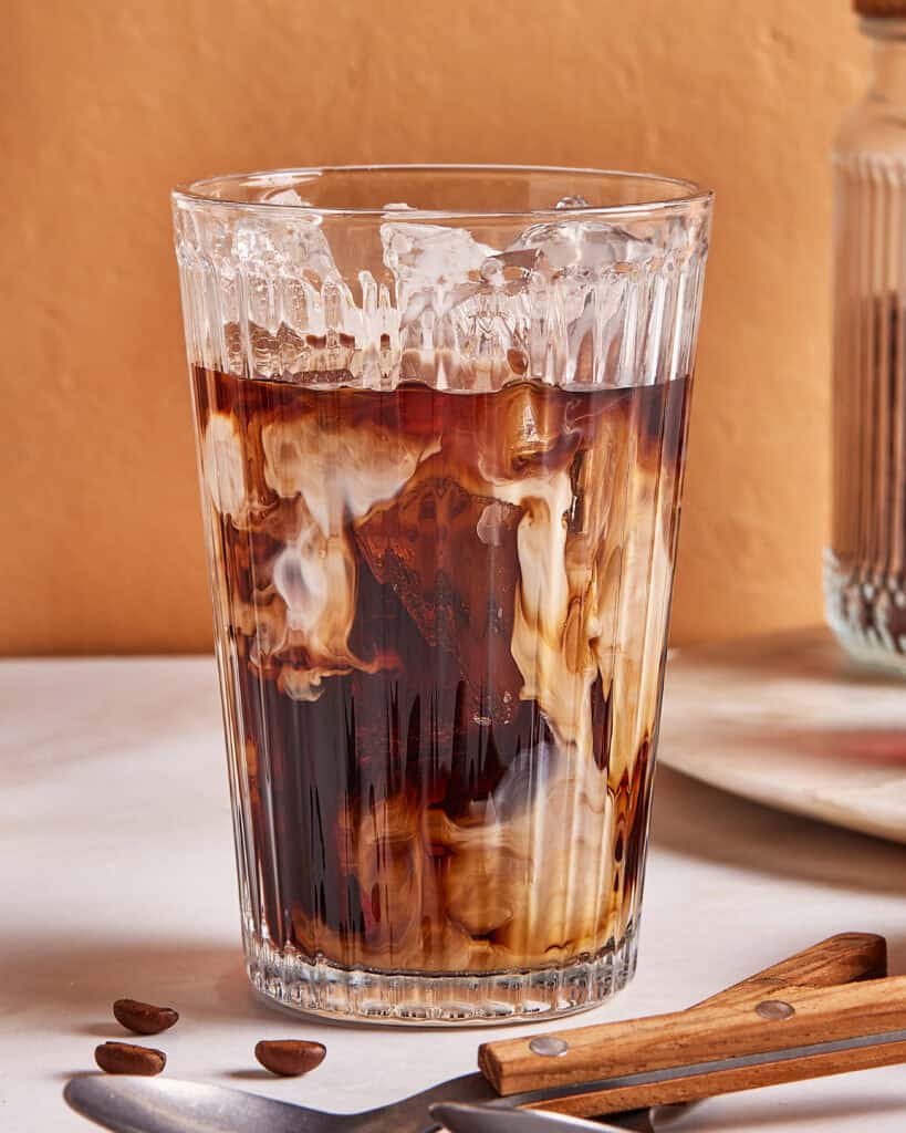 iced coffee with milk
