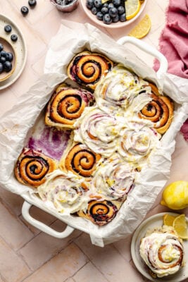 sweet rolls with cream cheese frosting