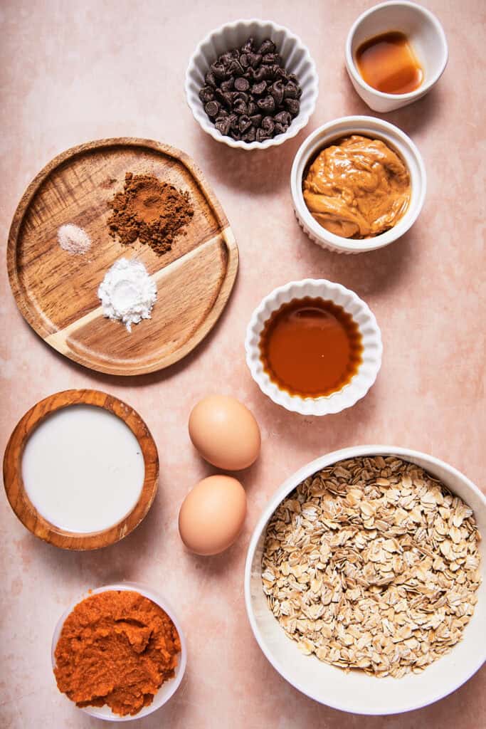 pumpkin oatmeal cup ingredients