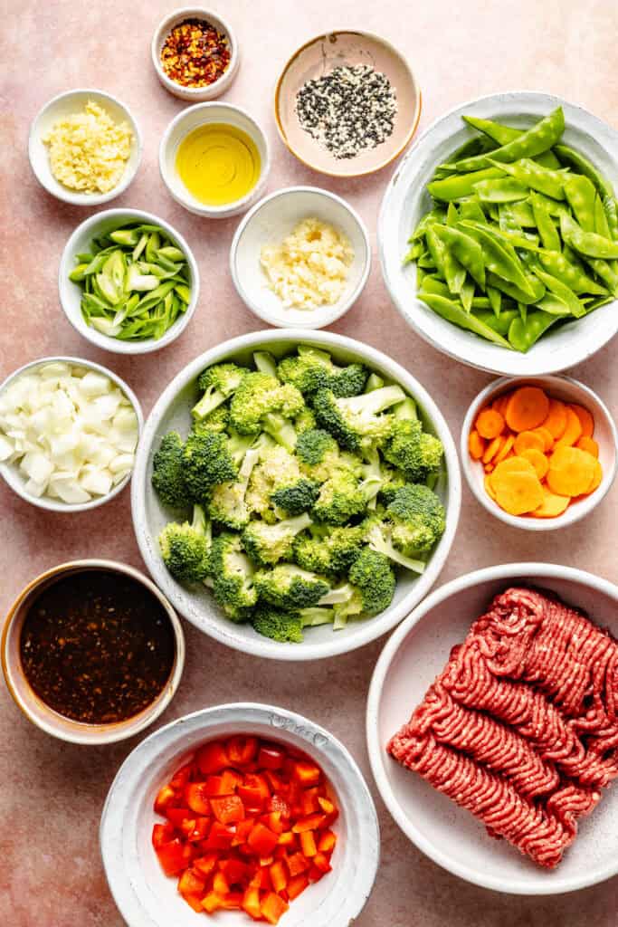 teriyaki beef bowl ingredients