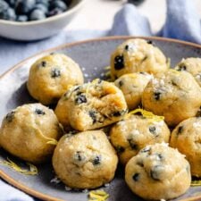 Lemon Blueberry Protein Balls