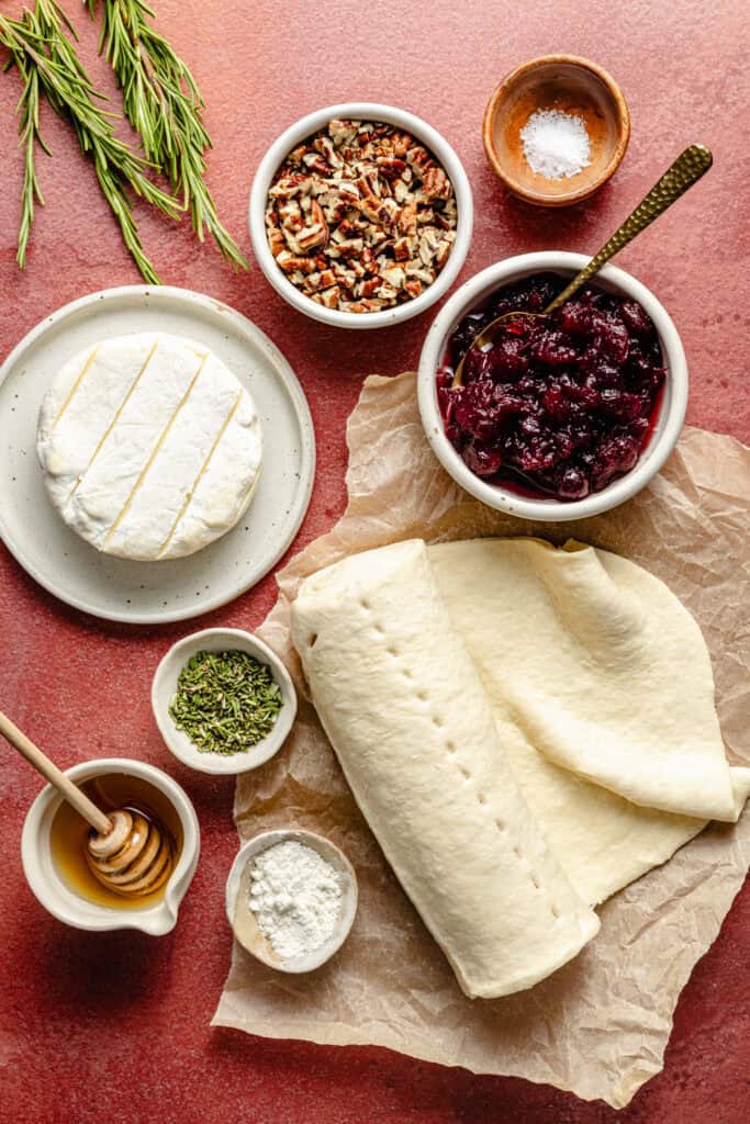 cranberry brie bites ingredients
