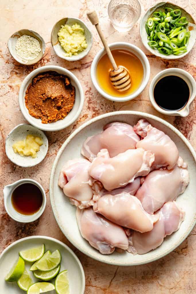 miso chicken thigh ingredients