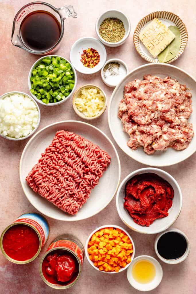 slow cooker spaghetti sauce ingredients