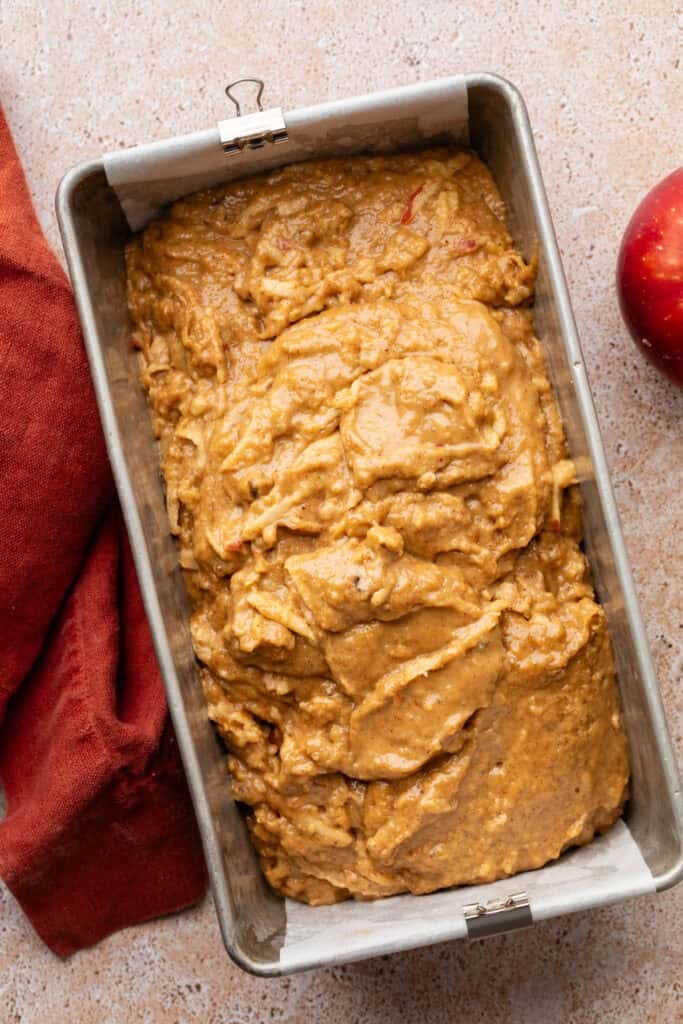 apple bread better in loaf pan