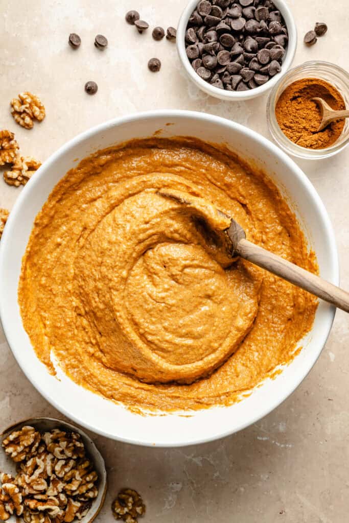 pumpkin bread batter