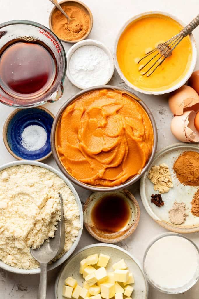 sweet potato pie bar ingredients