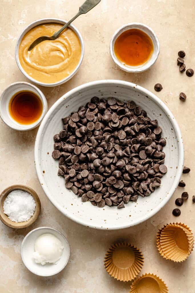 healthy peanut butter cups ingredients