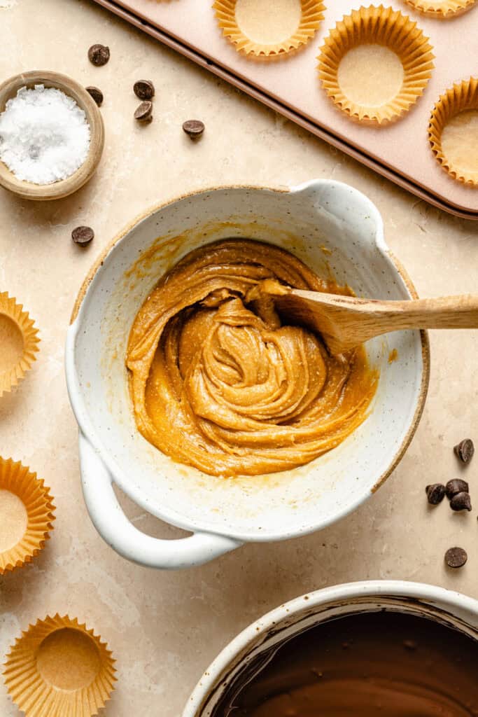 middle peanut butter mixture