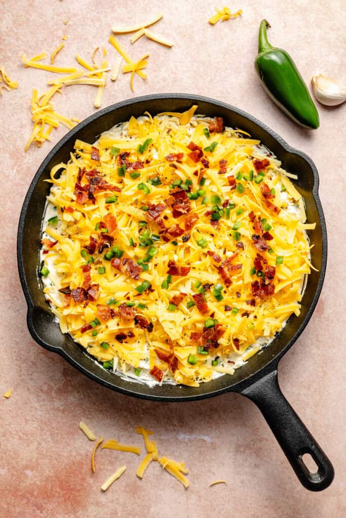 dip in skillet before oven