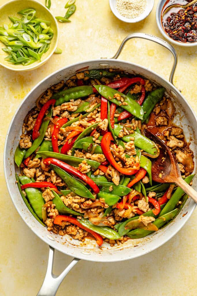 stir fry in skillet