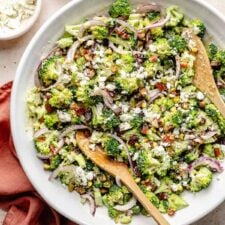 Creamy Feta Broccoli Salad