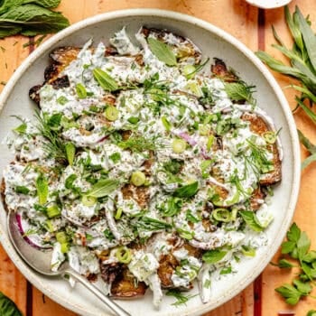 potato salad in serving bowl